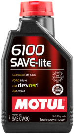 ����� MOTUL 6100 SAVE-LITE 5W30 SN, GF-5 1� 